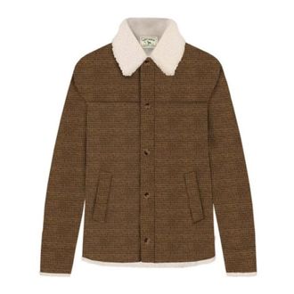 MC2 Saint Barth Light Jackets, male, Brown, Size: XL Light Jacket