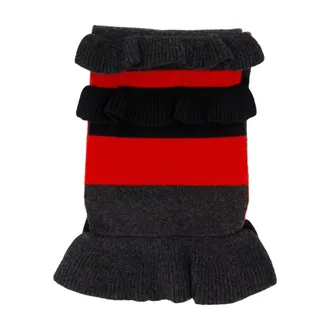 Simone Rocha Daisy Scarf - Red