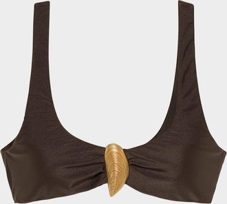 SIMKHAI Veyra Shell Bikini Top