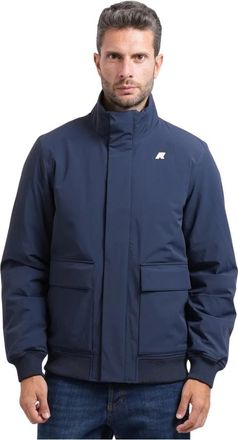 K-Way Peacoat - Heren - Bomber jackets - Blauw - M - Jassen