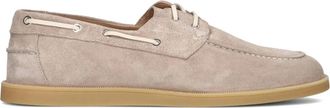 Stefano Lauran Beige Su&egrave;de Veterschoenen Sl 4000 - Heren - Bootschoenen - Beige - 43 EU - Su&egrave;de - Schoenen
