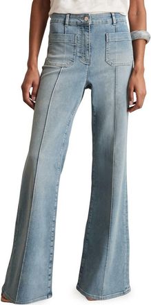 Reiss Sakura Flare Jeans in Light Blue at Nordstrom, Size 28