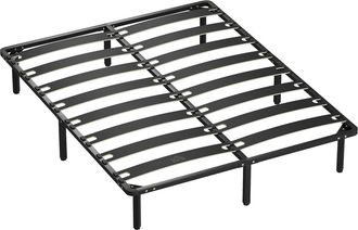 HOMCOM Estructura de cama 160x200x32 cm negro