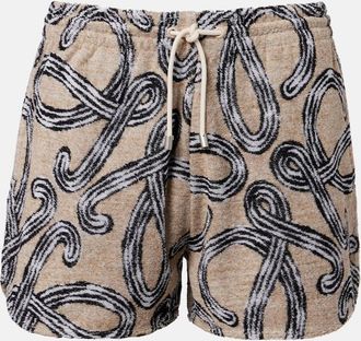 Loewe Paulas Ibiza Anagram cotton-blend shorts