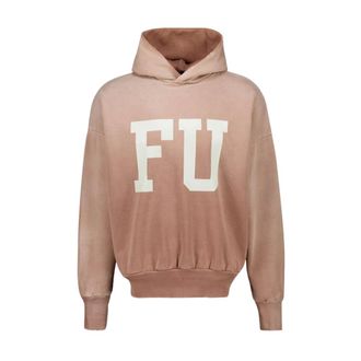 Fear of God Hoodies & sweatvesten, Heren, Beige, M, Katoen, Educate Hooded Sweatshirt