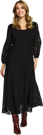 2-Biz Maxi Jurk - Dames - Casual kleedjes - Zwart - M - Kleedjes