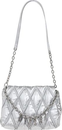 Diesel Shoulder Bags, female, Gray, Size: ONE SIZE Diesel Bags