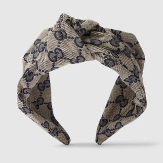 Gucci Kids - GG Canvas Headband, Blue