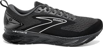 Brooks Womens Levitate 6 Running Shoes In Black