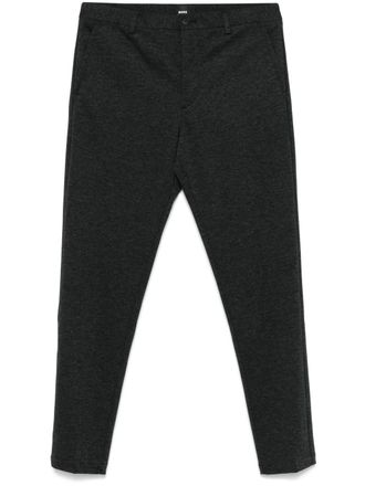 BOSS slim-cut trousers - men - Viscose/Elastane/Polyester/Polyamide - 48 - Black