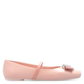 Ferragamo Vara Plate Zina Ballet Flats, Size 5.5