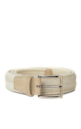 Orciani Stretch Braided Fabric Casual Belt