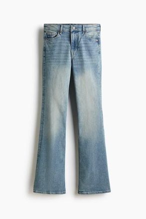 H&M Flared High Jeans in Light Denim Blue at Nordstrom, Size 14