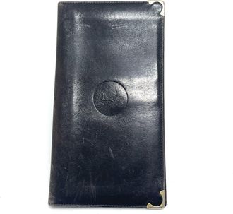 Celine Black Leather Long Wallet (Bi-Fold) (Pre-Owned)