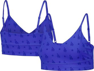Terez Womens Terez Royal Los Angeles Dodgers Active Bra at Nordstrom, Size Medium