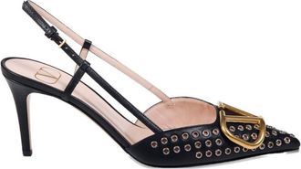 Valentino Garavani Black Slingback Heels
