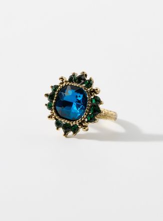 Simons Womens Colourful stone decorative ring