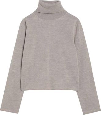 Maison Margiela Wolmix Sweater - Dames - Coltruien - Beige - L - Wol - Truien & Vesten