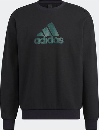 adidas Graphic Crew Sweatshirt Asia Sizing Black HM2980