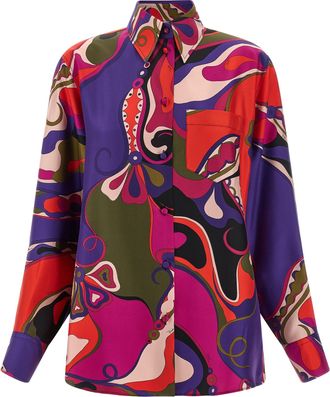 Emilio Pucci Womens Silk Shirt
