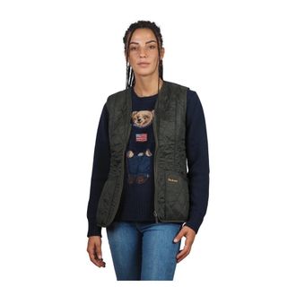 Barbour Gewatteerd Fleece Gevoerd Dames Gilet - Dames - Bodywarmers - Groen - M - Jassen