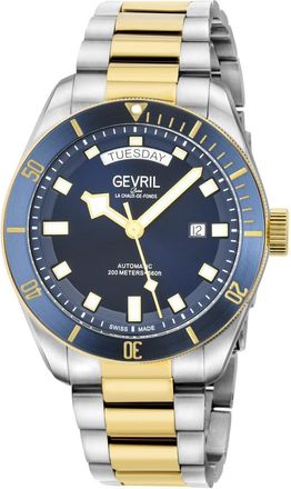 Gevril Group Yorkville Automatic Blue Dial Mens Watch 48634B