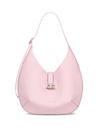 Courr&egrave;ges Borsa a spalla con fibbia logo piccola - Rosa