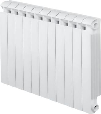 Global Radiador De Calefacci&oacute;n Central De 11 Elementos Klass 800 De Fundici&oacute;n De Aluminio Blanco 1782w