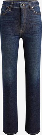 Khaite Gerade Slim-Fit-Jeans mit hoher Taille Danielle Lansing