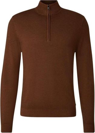 Bogner Trui met col - Heren - Truien - Bruin - Maat: L