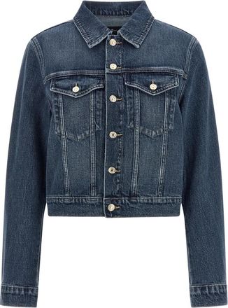 7 For All Mankind Mujer, Chaquetas, Azul, Talla: XL