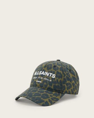 AllSaints Main: 50% Cotton (Recycled), 50% Cotton Underground Logo Print Baseball Cap, Size: One Size