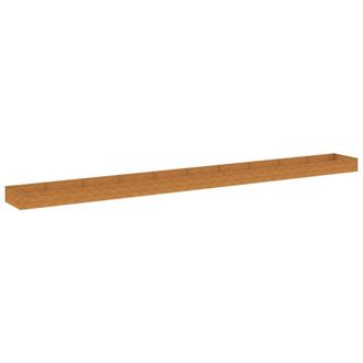 Berkfield Home Garden Raised Bed 960x100x36 cm Corten Steel in Brown | Size: 960 x 100 x 36 cm