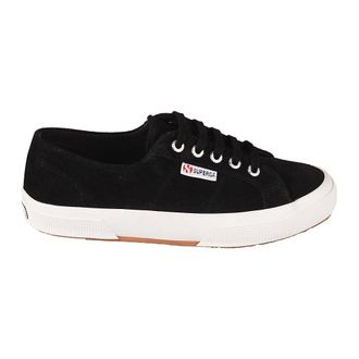 Superga Sneakers, female, Black, Size: 8 US Suede Leather Sneakers