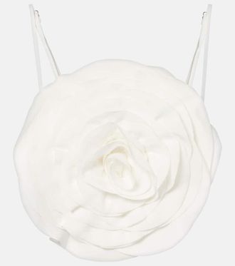 Blumarine Floral crop top