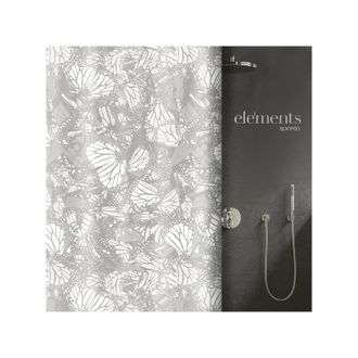 Spirella Spirella - Cortina De Ducha Poli&eacute;ster Nova 180x200cm Gris Elements De