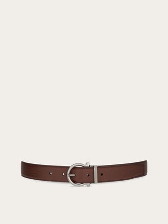 Ferragamo Men Reversible and adjustable belt Brown
