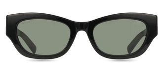 Gucci GG1954SA Asian Fit 001 Womens Sunglasses Black Size 53