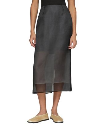 Lafayette 148 New York Layered Pencil Skirt