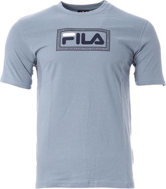Fila Mens Light Blue T-Shirt Build, Blue, L