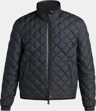 Moncler Men & apos;s Avrelie Diamond Quilted Padded Shirt Jacket