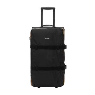 K-Way Zwarte zwarte trolley - unisex - Grote koffers - Zwart - ONE Size - Nylon - Koffers