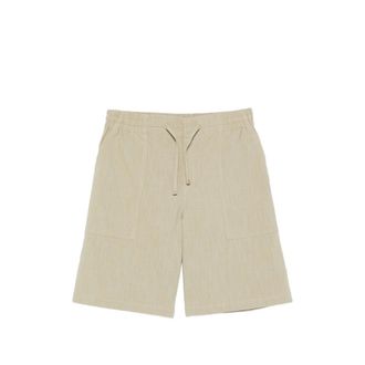 Dr&ocirc;le de Monsieur Drawstring Patch-pocket Shorts