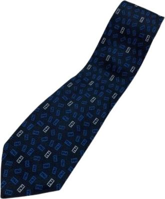 Fendi Pre-owned Accessories, male, Blue, Size: ONE SIZE Pre-owned Cravat
