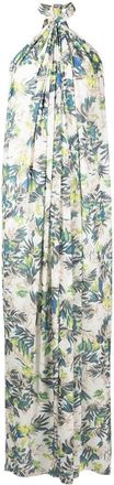 Bambah Petra tropical-print maxi dress - women - Polyester - One Size - Green