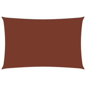 Berkfield Home Sunshade Sail Oxford Fabric Rectangular 4x7 m Terracotta in Brown