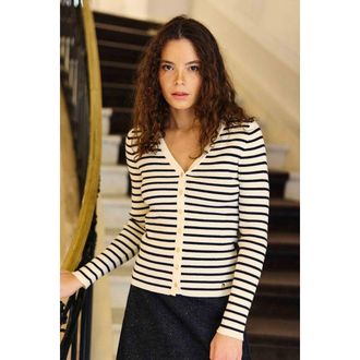 La petite &eacute;toile Gestreept vest in zeemanstijl, MOTY