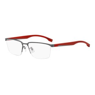 HUGO BOSS BOSS 1543/F 0R80 00 Matte Dark Ruthenium/Red 57mm