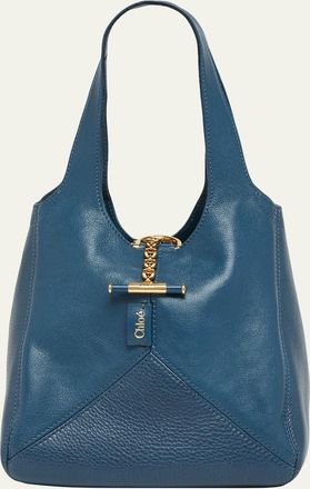 Chlo&eacute; Balloon Small Top-Handle Bag in Leather