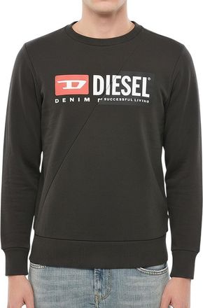 Diesel Black Crew Neck Sweatshirt